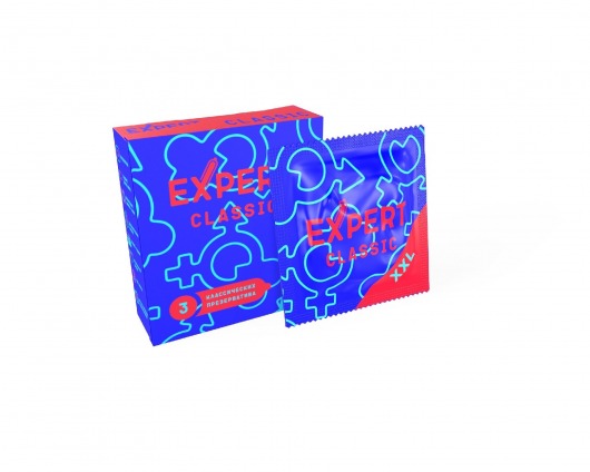 Презервативы увеличенного размера Expert Classic XXL - 3 шт. - Expert - купить с доставкой в Копейске