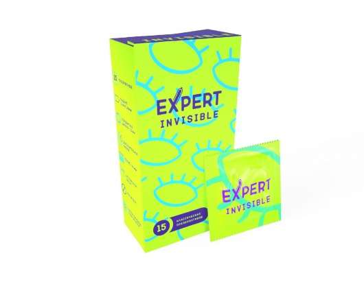 Ультратонкие презервативы Expert Invisible - 15 шт. - Expert - купить с доставкой в Копейске