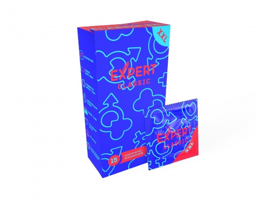 Презервативы увеличенного размера Expert Classic XXL - 15 шт. - Expert - купить с доставкой в Копейске