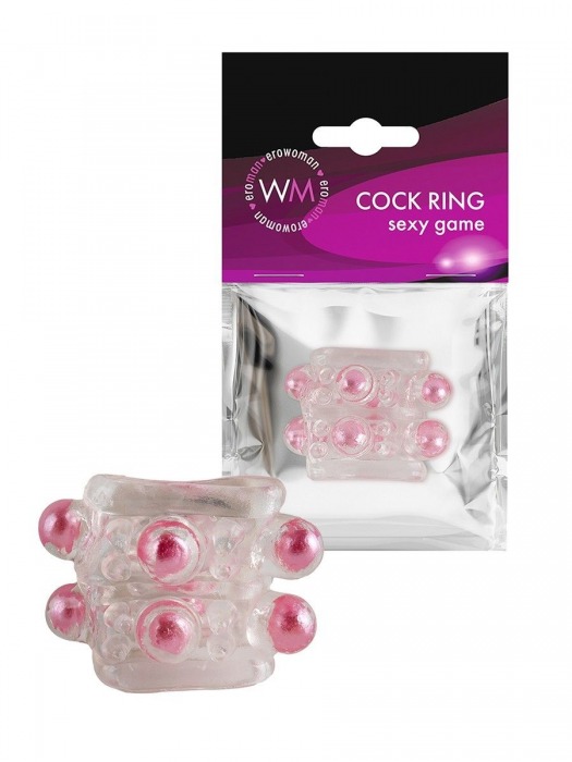 Прозрачная насадка на пенис с цветными шариками - Erowoman-Eroman - в Копейске купить с доставкой