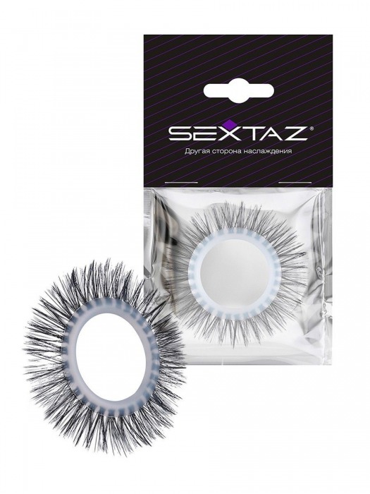 Круглое эрекционное кольцо с длинными «ресничками» - Sextaz - в Копейске купить с доставкой