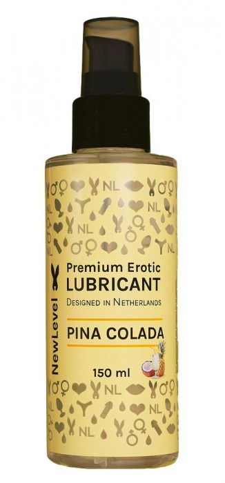 Ароматизированный лубрикант на водной основе NewLevel Pina Colada - 150 мл. - NewLevel - купить с доставкой в Копейске