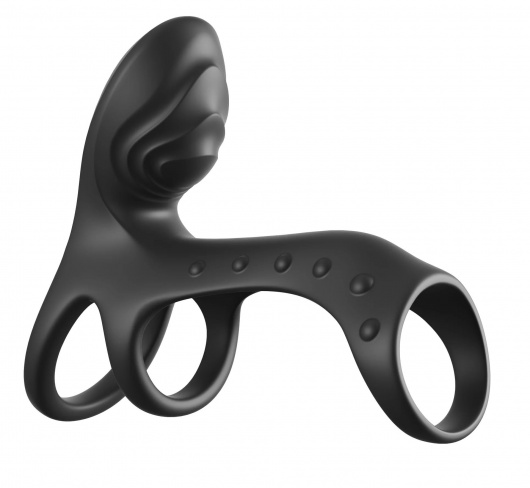 Черная насадка на пенис Ultimate Couples Cage Pro - Pipedream - в Копейске купить с доставкой