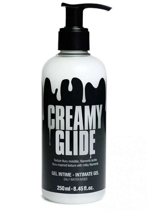Лубрикант на водной основе Creamy Glide с консистенцией спермы - 250 мл. - Strap-on-me - купить с доставкой в Копейске