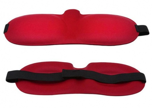 Красная глухая маска на резинке - Sitabella - купить с доставкой в Копейске