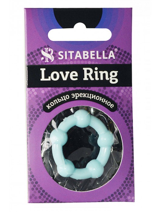 Цветное эрекционное кольцо Love Ring с бусинами - Sitabella - в Копейске купить с доставкой