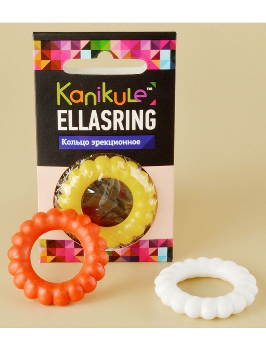 Цветное рельефное эрекционное кольцо Ellasring - Sitabella - в Копейске купить с доставкой