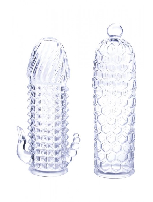 Набор из 2 прозрачных насадок на член Seductive Tickler Sleeves Set - NMC - в Копейске купить с доставкой