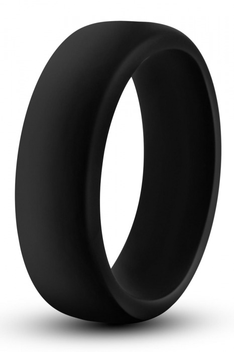 Черное эрекционное кольцо Silicone Go Pro Cock Ring - Blush Novelties - в Копейске купить с доставкой