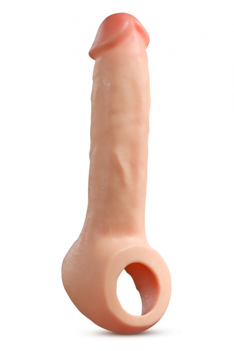 Телесная насадка-удлинитель Thrive 8.75 Inch Realistic Penis Extender Sleeve - 22,2 см. - Blush Novelties - в Копейске купить с доставкой