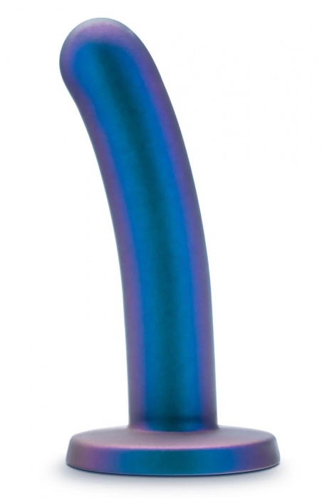 Синяя насадка с гладкой поверхностью Surrender 5.75 Inch Intermediate Pegging Dildo - 14,6 см. - Blush Novelties - купить с доставкой в Копейске