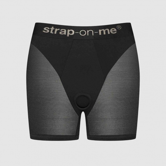 Трусики-шорты для фиксации насадок Strap-on-me Harness Lingerie Halo - size L - Strap-on-me - купить с доставкой в Копейске