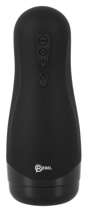 Черный вибромастурбатор с подогревом Masturbator with 3 Functions - Orion - в Копейске купить с доставкой