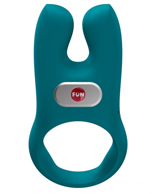 Зеленое эрекционное виброкольцо Nos - Fun Factory - в Копейске купить с доставкой