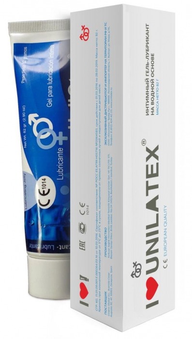 Лубрикант на водной основе Unilatex Gel - 80 мл. - Unilatex - купить с доставкой в Копейске