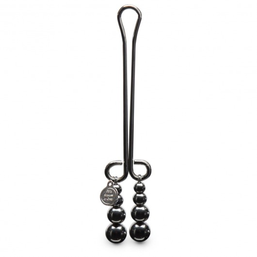 Зажим для клитора с бусинами Just Sensation Beaded Clitoral Clamp - Fifty Shades of Grey - купить с доставкой в Копейске