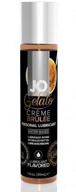 Лубрикант с ароматом крем-брюле JO GELATO CREME BRULEE - 30 мл. - System JO - купить с доставкой в Копейске