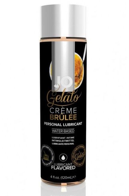 Лубрикант с ароматом крем-брюле JO GELATO CREME BRULEE - 120 мл. - System JO - купить с доставкой в Копейске