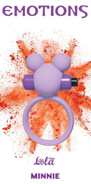Сиреневое эрекционное виброколечко Emotions Minnie - Lola Games - в Копейске купить с доставкой