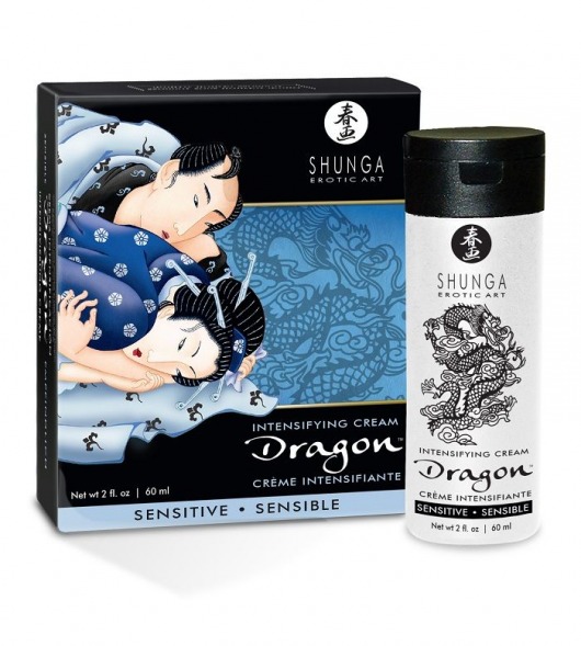 Интимный мужской крем SHUNGA DRAGON SENSITIVE - 60 мл. - Shunga - купить с доставкой в Копейске