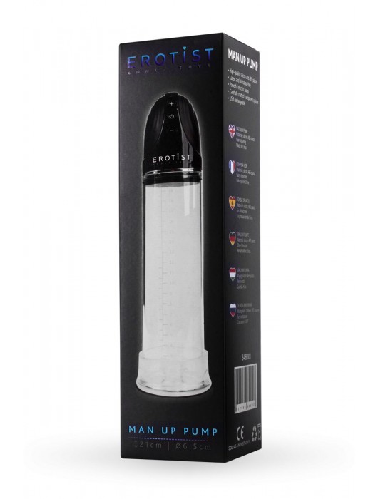 Автоматическая вакуумная помпа Man up pump - Erotist Adult Toys - в Копейске купить с доставкой