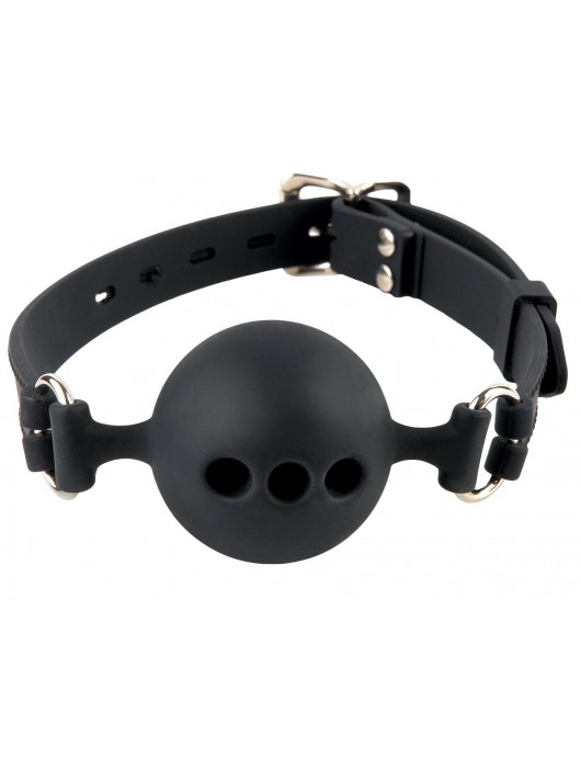 Силиконовый кляп-шар с отверстиями для дыхания Silicone Breathable Ball Gag Small - Pipedream - купить с доставкой в Копейске