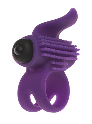 Эрекционное кольцо с подхватом мошонки и стимуляцией клитора Bullet Lastic Ring - Adrien Lastic - в Копейске купить с доставкой