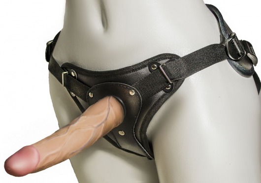 Женский страпон с вагинальной пробкой Woman Strap - 18 см. - LOVETOY (А-Полимер) - купить с доставкой в Копейске