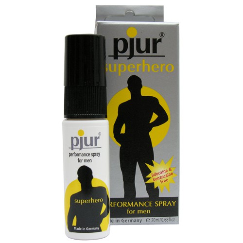 Пролонгирующий мужской спрей pjur SUPERHERO spray - 20 мл. - Pjur - купить с доставкой в Копейске
