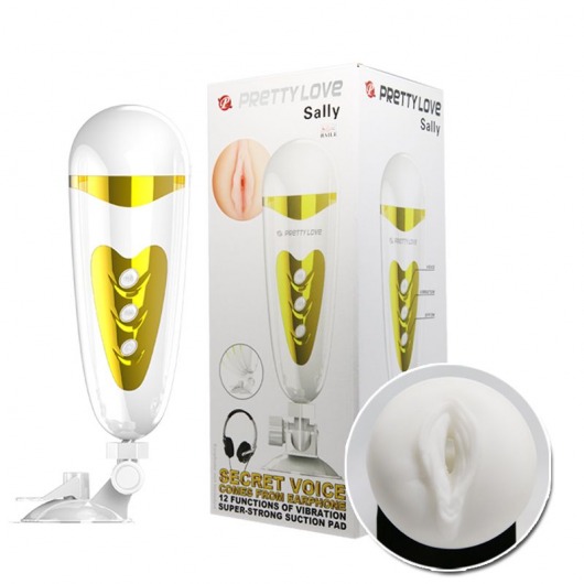 Мега-мастурбатор вагина Sally с вибрацией и голосом - Baile - в Копейске купить с доставкой