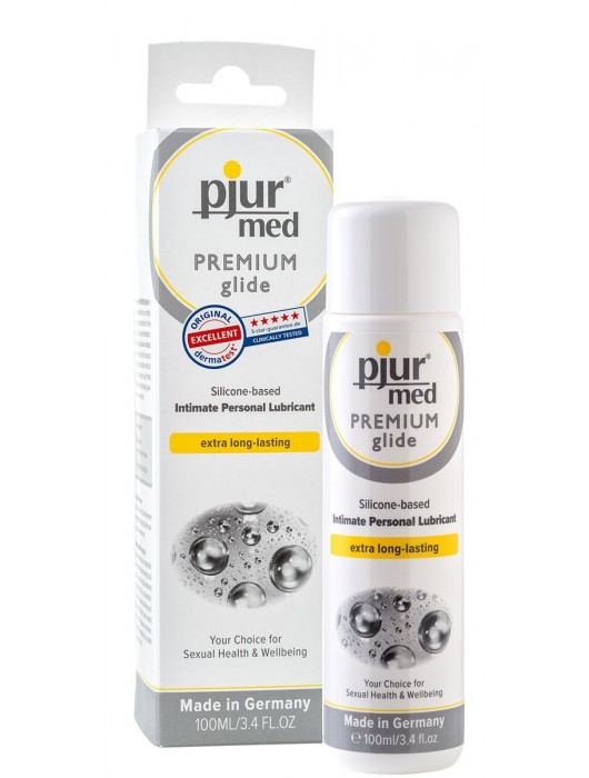 Гипоаллергенный силиконовый лубрикант pjur MED Premium glide - 100 мл. - Pjur - купить с доставкой в Копейске