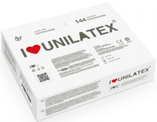 Ультратонкие презервативы Unilatex Ultra Thin - 144 шт. - Unilatex - купить с доставкой в Копейске