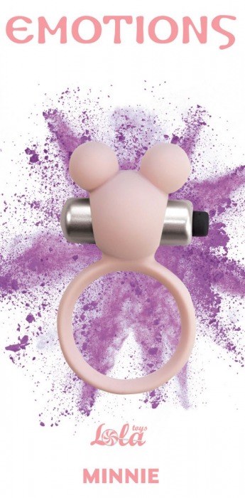 Розовое эрекционное виброколечко Emotions Minnie Light pink - Lola Games - в Копейске купить с доставкой