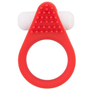 Красное эрекционное кольцо LIT-UP SILICONE STIMU RING 1 RED - Dream Toys - в Копейске купить с доставкой