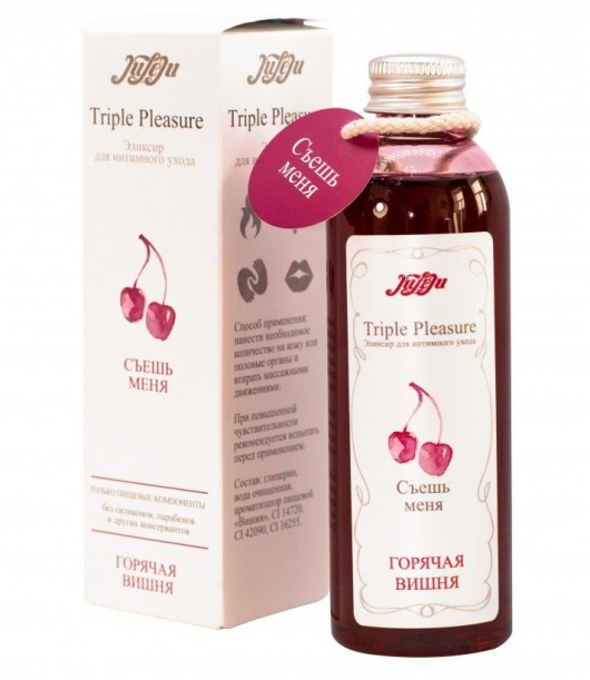 Эликсир Triple Pleasure  Горячая вишня  - 130 гр. - JULEJU - купить с доставкой в Копейске