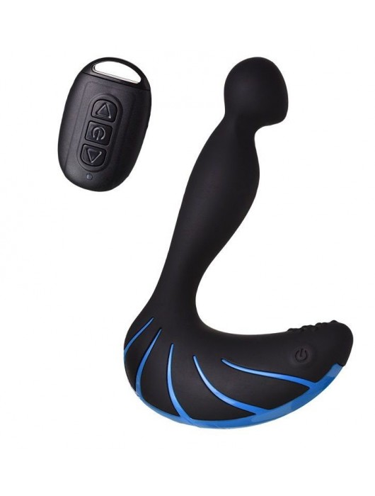 Чёрно-синий массажер простаты Erotist Third - Erotist Adult Toys - в Копейске купить с доставкой