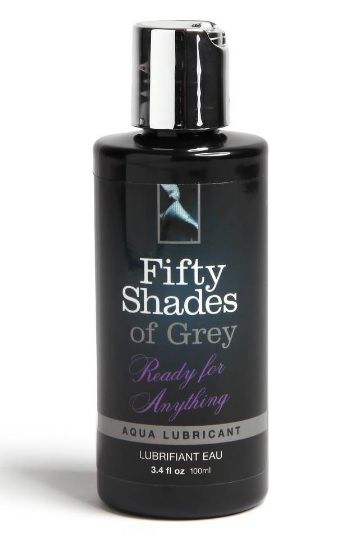 Лубрикант на водной основе Ready for Anything Aqua Lubricant - 100 мл. - Fifty Shades of Grey - купить с доставкой в Копейске