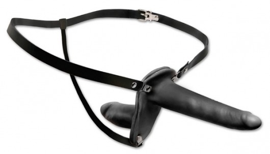 Женский страпон с вагинальной пробкой Double Penetrix Strap-on - 15 см. - Pipedream - купить с доставкой в Копейске