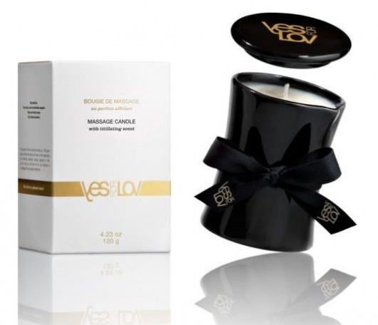Массажная свеча Titillating Massage Candle - 120 мл. - YESforLOV - купить с доставкой в Копейске