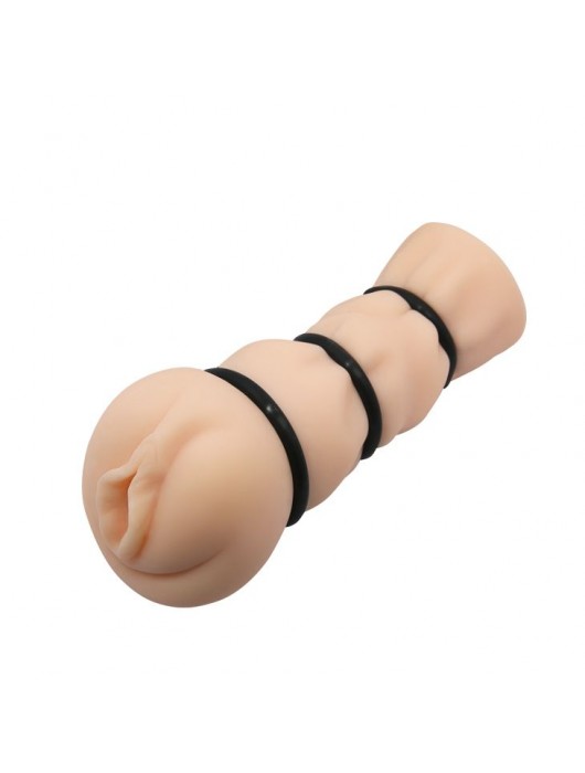 Мастурбатор-вагина с уплотняющими кольцами Baile Crazy Bull - Baile - в Копейске купить с доставкой