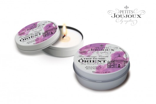Массажная свеча Petits Joujoux Orient с ароматом граната и белого перца - 33 гр. - MyStim - купить с доставкой в Копейске