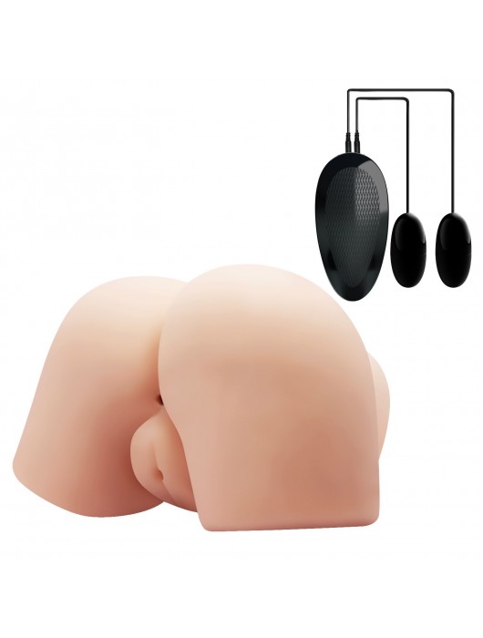 Вагина и попка с вибрацией CRAZY BULL - Baile - в Копейске купить с доставкой