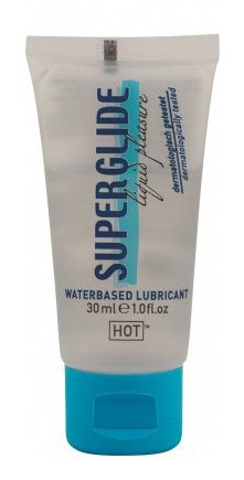 Гель-смазка на водной основе для чувствительной кожи Superglide - 30 мл. - HOT - купить с доставкой в Копейске