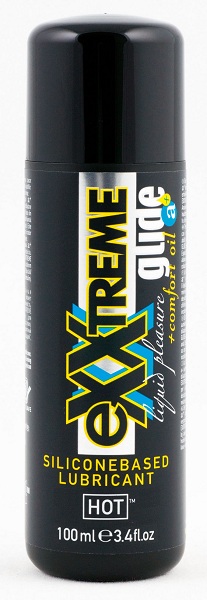 Анальная смазка на силиконовой основе Exxtreme Glide - 100 мл. - HOT - купить с доставкой в Копейске