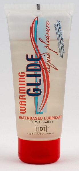 Согревающая интимная смазка на водной основе Warming Glide - 100 мл. - HOT - купить с доставкой в Копейске