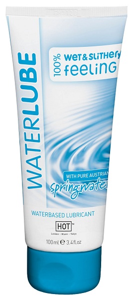 Лубрикант на основе чистой родниковой воды WaterLube - 100 мл. - HOT - купить с доставкой в Копейске