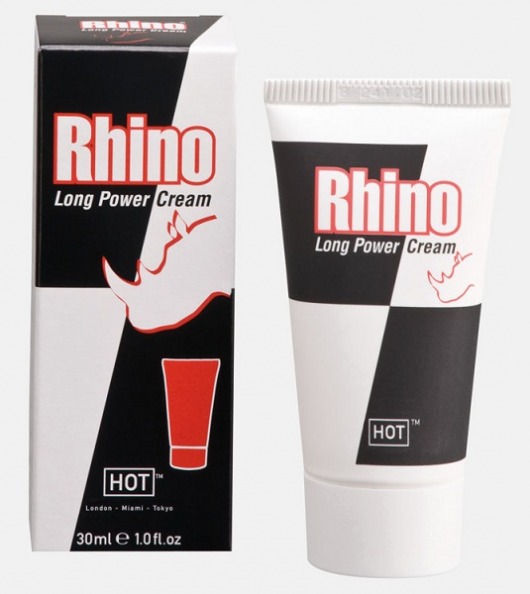 Крем-пролонгатор для мужчин Rhino - 30 мл. - HOT - купить с доставкой в Копейске