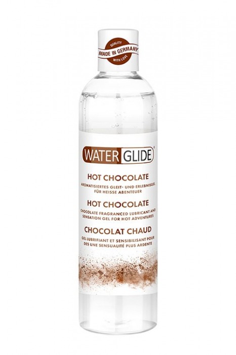 Лубрикант на водной основе с ароматом шоколада HOT CHOCOLATE - 300 мл. - Waterglide - купить с доставкой в Копейске
