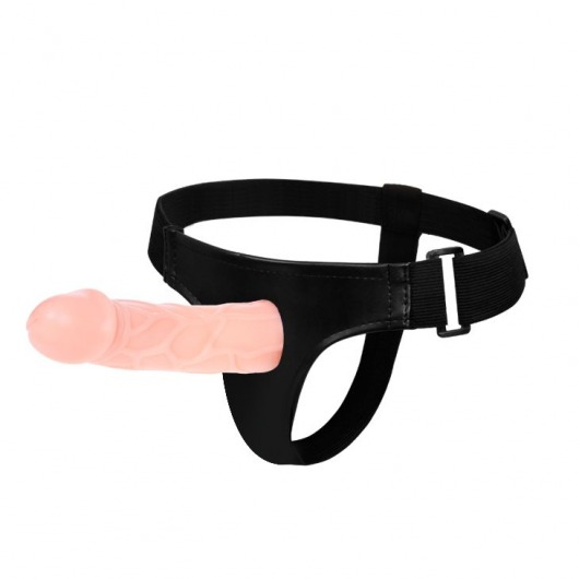Телесный фаллоимитатор на трусиках Jessica Strap-On - 15,5 см. - Baile - купить с доставкой в Копейске