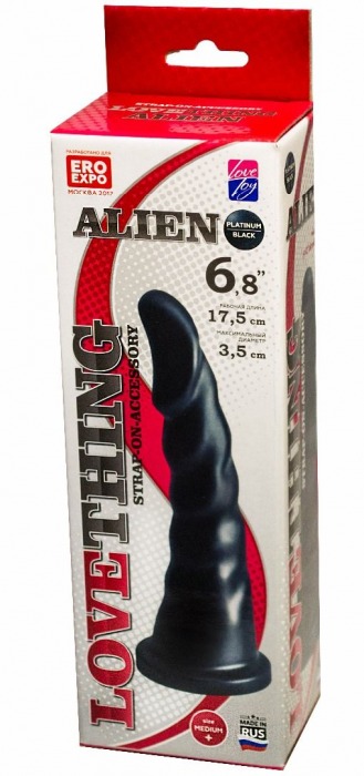 Насадка для трусиков харнесс Alien - 17,5 см. - LOVETOY (А-Полимер) - купить с доставкой в Копейске